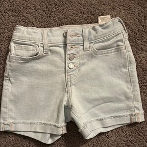 Kids Light Blue Denim Shorts